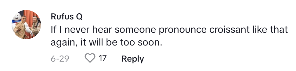 TikTok comment